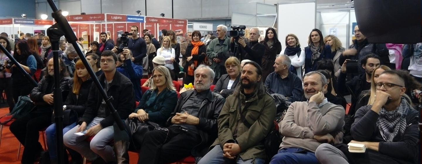 na Medzinárodnom knižnom veľtrhu v Novom Sade. na Medzinárodnom knižnom veľtrhu v Novom Sade.