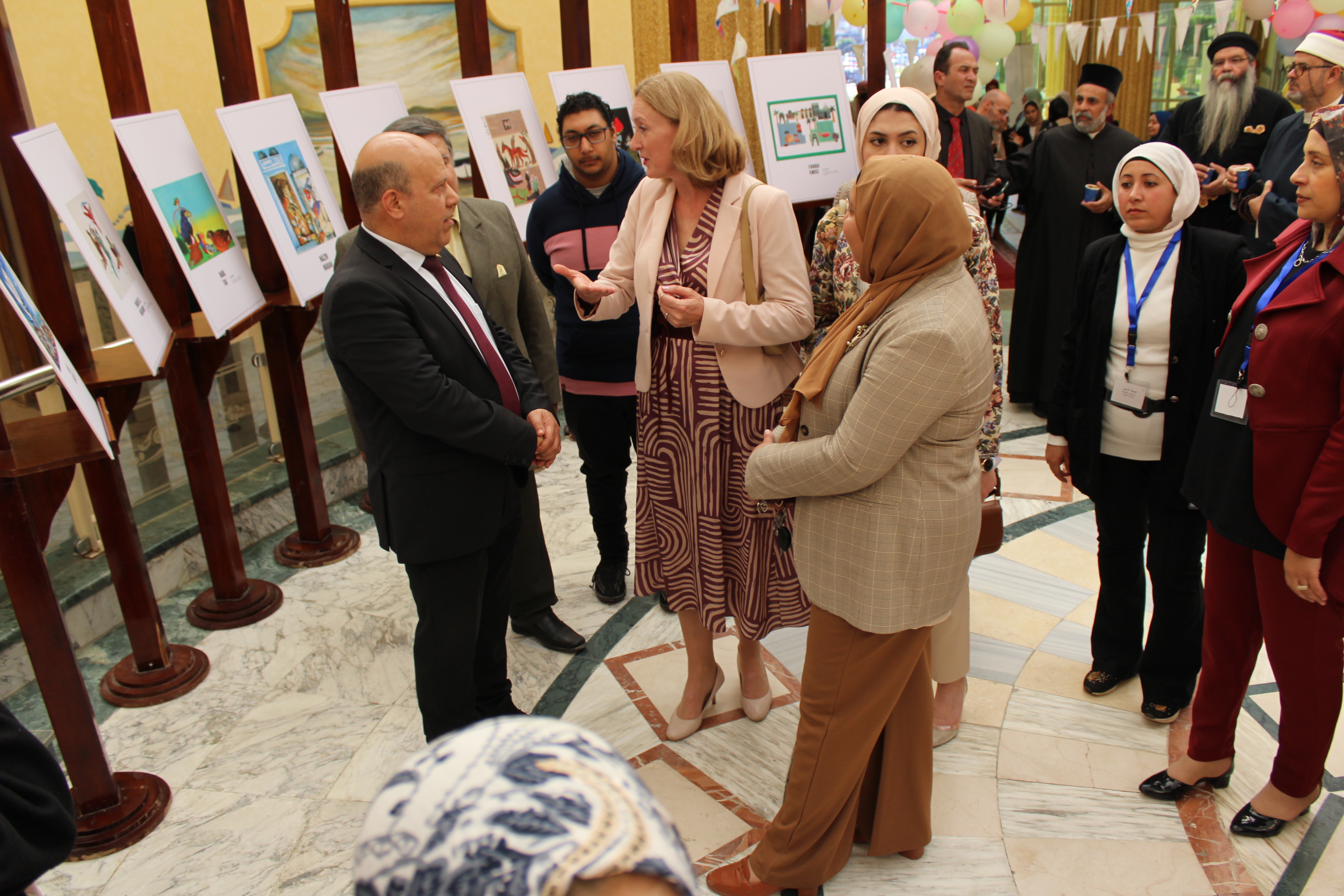 V&yacute;stava BIB v Egypte.