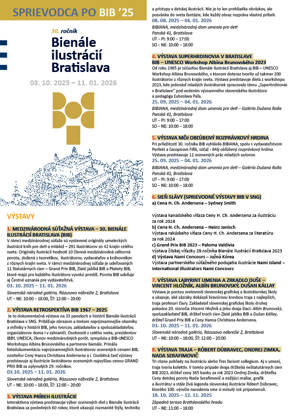 30. ročn&iacute;k Bien&aacute;le Ilustr&aacute;ci&iacute; Bratislava